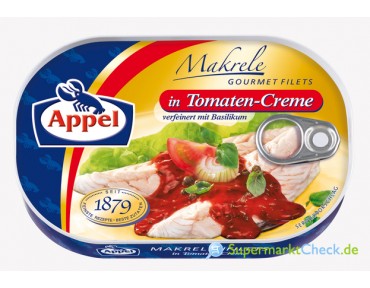 Appel Makrelenfilets in Tomaten Creme 200g