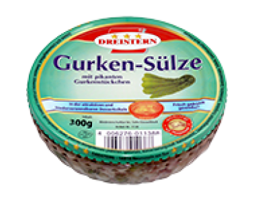 Dreistern Gurken Sülze 300g