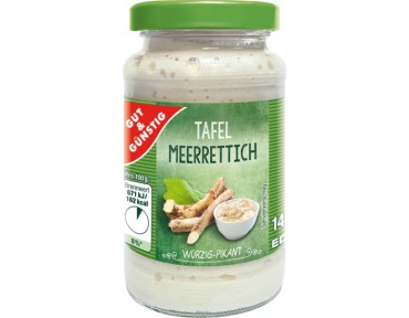 Gut &Günstig Meerrettich Natur 140g