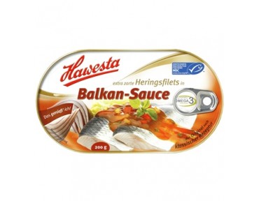 Hawesta Heringsfilets in Balkan-Sauce 200g 