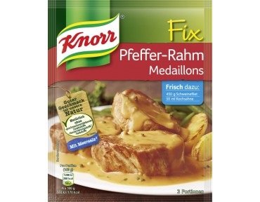 Knorr Fix für Pfeffer-rahm medaillons