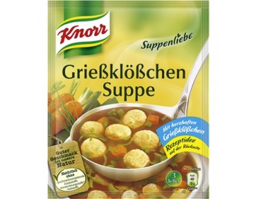 Knorr Suppenliebe Grießklößchensuppe