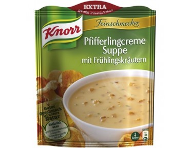 Knorr Pfifferlingcreme Suppe 2 teller