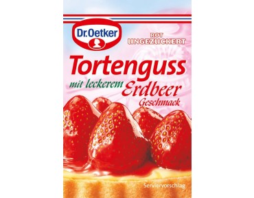 Oetker Tortenguss Erdbeer x3