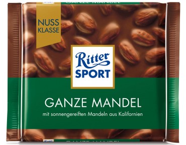 Ritter Sport chocolat au lait et amandes entières