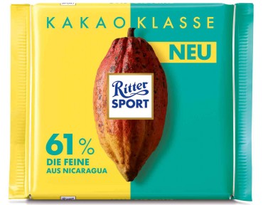 Ritter Sport Kakao 61% Nicaragua 100g