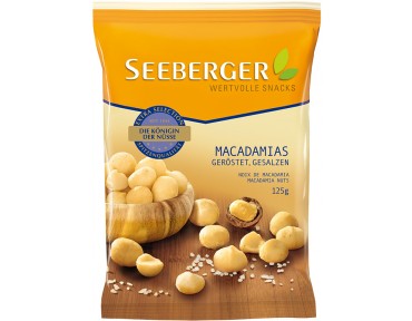 Seeberger Noix de Macadamia 125g