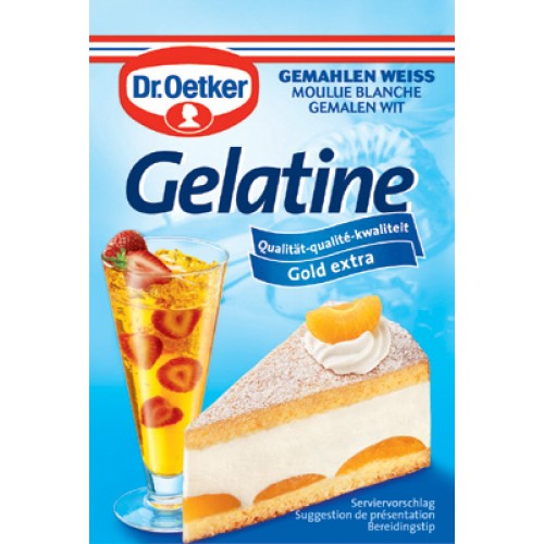 Feuilles de gélatine blanche 20 g Dr. Oetker