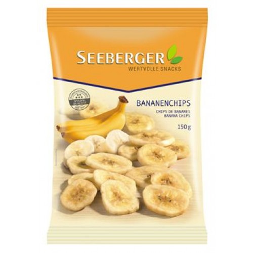 Chips de banane séché Seeberger 150g 