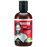 Brisk Shampooing pour barbe nettoyant 2 en 1