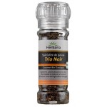 Herbaria moulin à poivres Trio Noir 50g