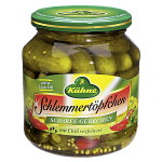 Kühne Cornichons gourmand épicés et pimentés 580 ml