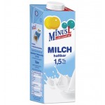 Minus L Lait sans Lactose 1,5% pack de 1L 