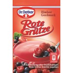 Oetker Rote Grütze mit Himbeer Geschmack